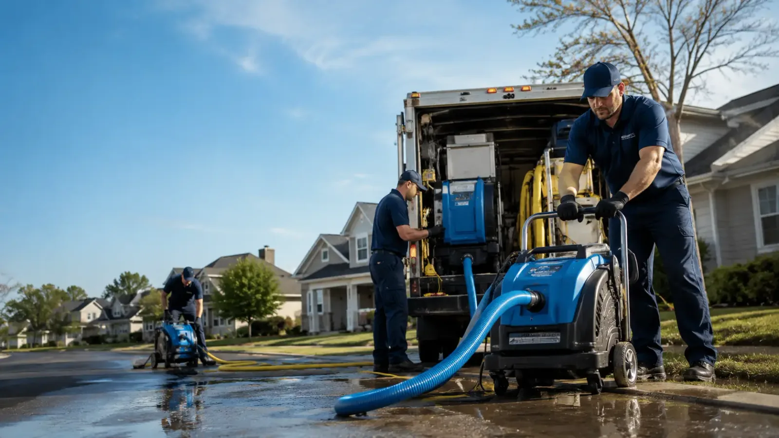 Flood Damage Cleanup in Grand Coulee, WA